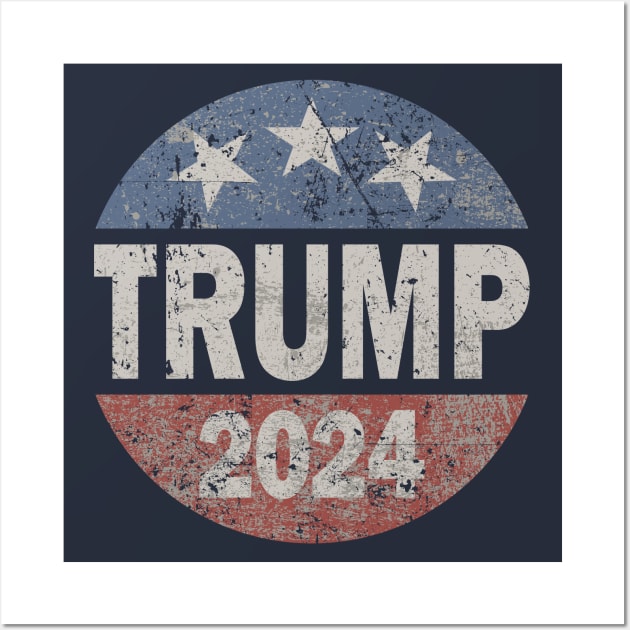 Vintage Trump 2024 Wall Art by Etopix